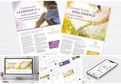 Flyers & Website | Rosemary Meran Soul Connections
