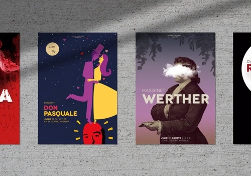 Opera poster design for Buenos Aires Lírica.