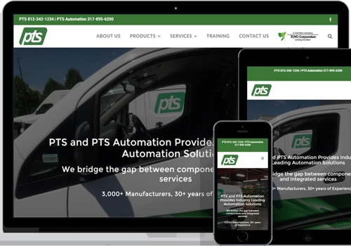PTS Automation Website Redesign