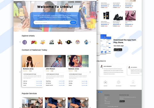 On-demand Service & Shopping app