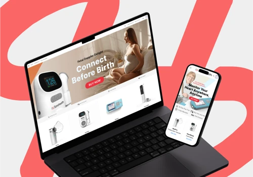 Healthcare e-commerce web design