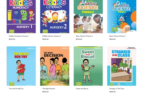 Hapicom Book | E-commerce Website Design