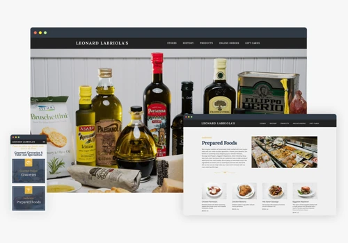 Specialty Grocery Store Chain, Web Design & Development, Print Marketing, & Digital Strategy