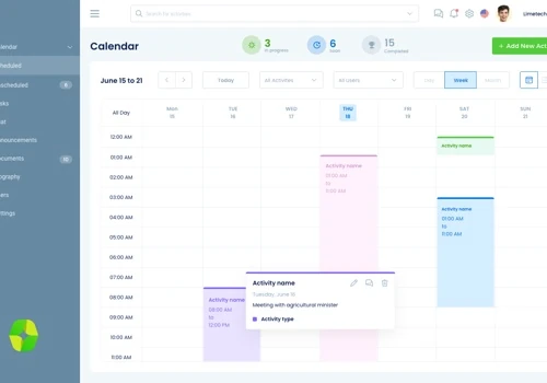 VIP Calendaring Application