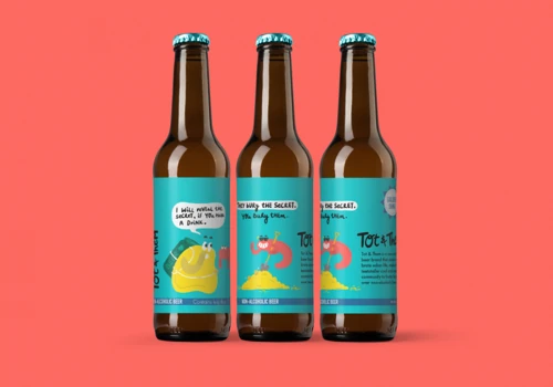 Tot & Them - Branding for Non-Alcoholic Beer