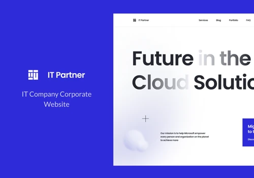 E-Commerce for IT services and products provider