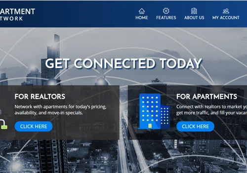 Apartment network Web design & development