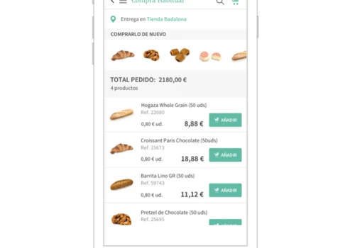 Europastry - App móvil para gestión de pedidos