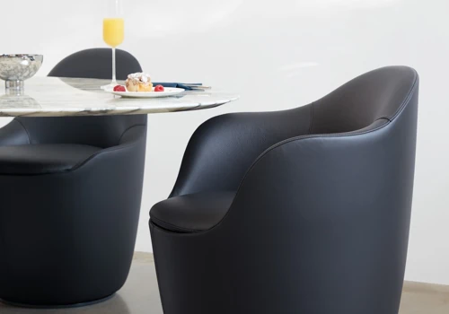 DWR Lina Swivel Dining Chairs