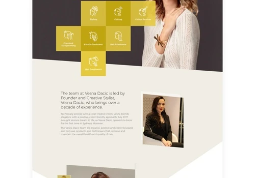 Vesna Dacic is a boutique hair salon