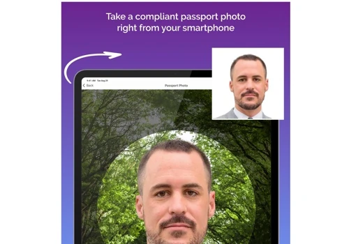 Passport Photo App with AI image processing