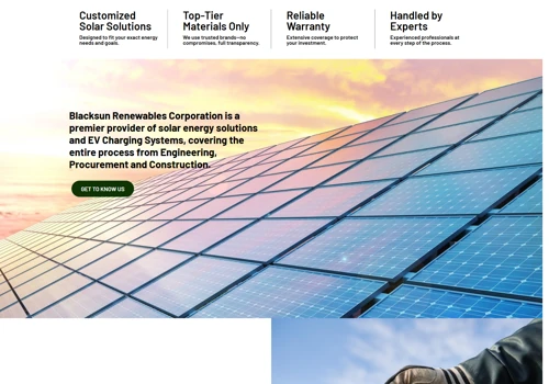Black Sun Website Development
