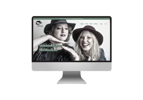 Squarespace Website Design for a Hatmaker