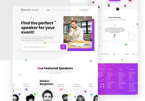 Redesign Speaks Central Webapp