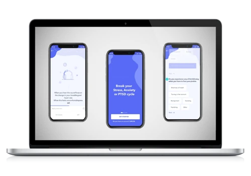 Anti-stress app to overcome PTSD