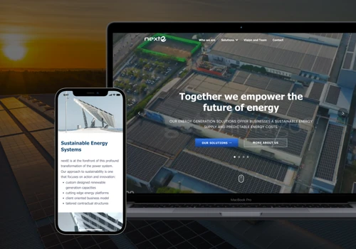 Corporate Website for Nexte