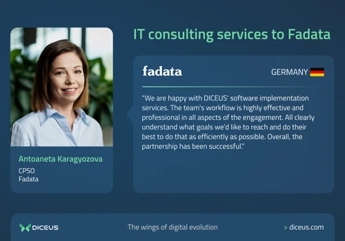 IT consulting services to Fadata