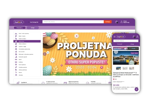 Web page, Webshop, rebranding