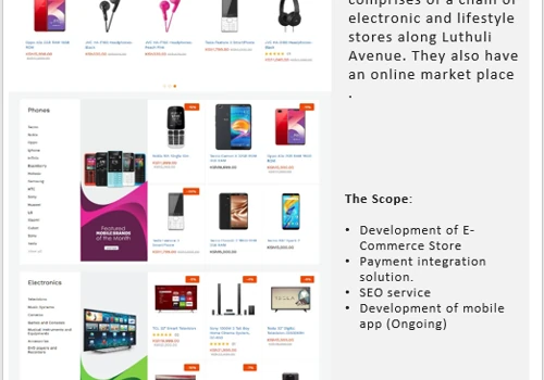 Ecommerce development