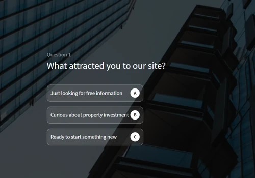 Quiz funnel development based on the Ask Method