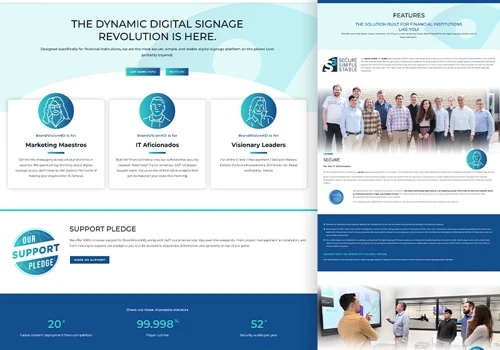 Fintech Microsite & Graphics Support