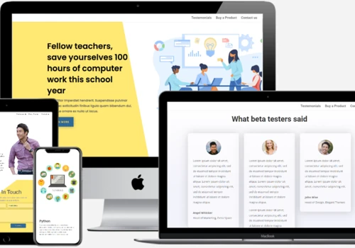 Web design for online product