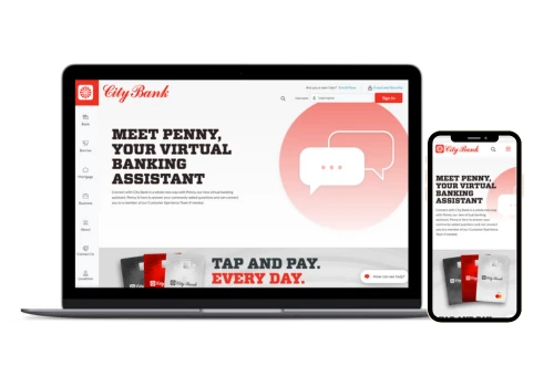 City Bank Website Redesign