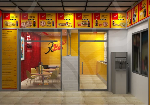 XBite Fast-food Brand Shop Branding and Interior