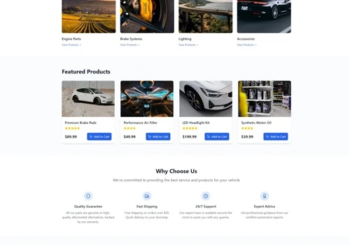 Auto Spare Parts Store