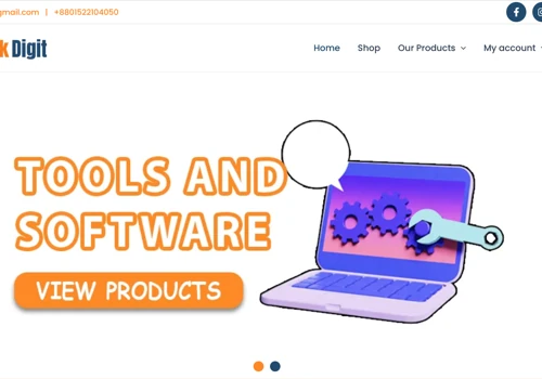 A Digital Product Selling Website Design