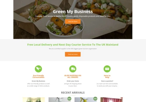 Green Products Website