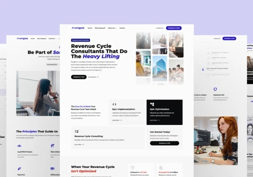 A bold new look for a boutique consulting firm