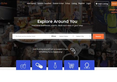 CornerEcho - Find local businesses, events, deals and news in your area