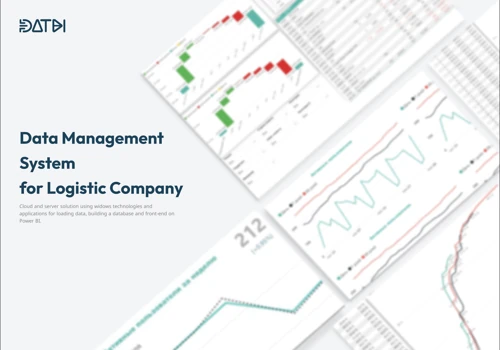 Data Management system for the  Logistics company