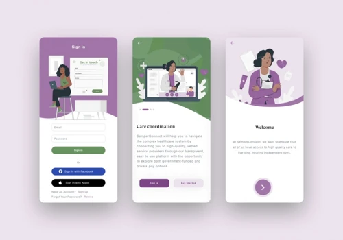 SemperConnect - Mobile App UI/UX