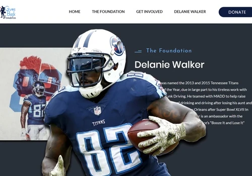 Delanie Walker Gives Back Foundation