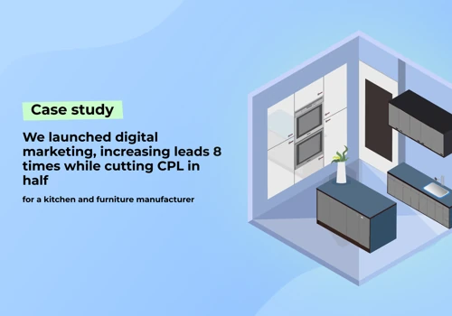 The number of leads grew 8 times in 3 years