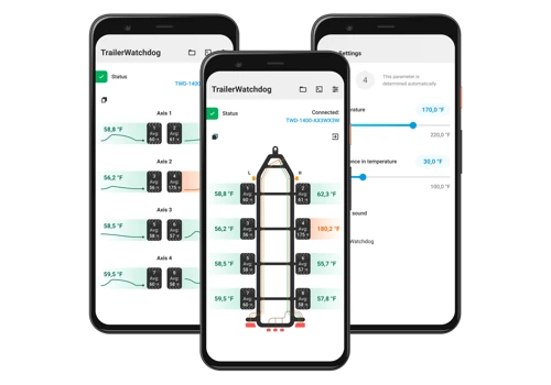 Trailer state checking app