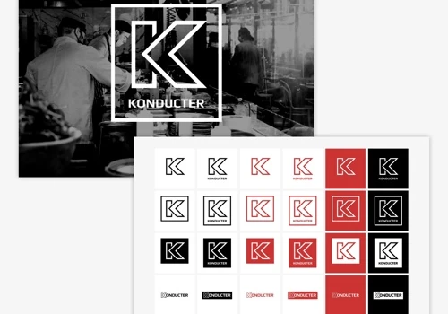 Konducter, Inc. Logo, Pitch Deck & Splash Page