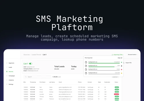SMS marketing platform