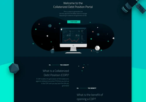Financial dashboard for MakerDAO