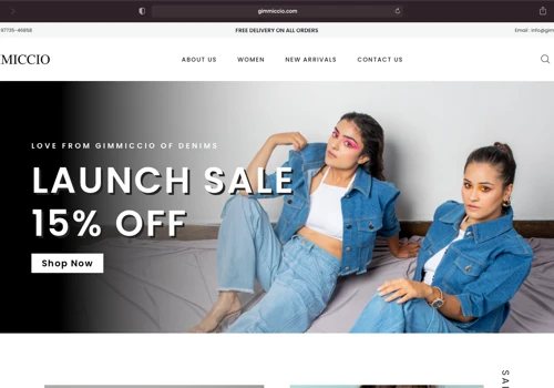 e-Commerce Website Development for Clothing Brand