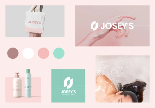 Josey's - Haircare Product Branding & Logo Design