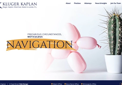 Redesign of Kluger Kaplan
