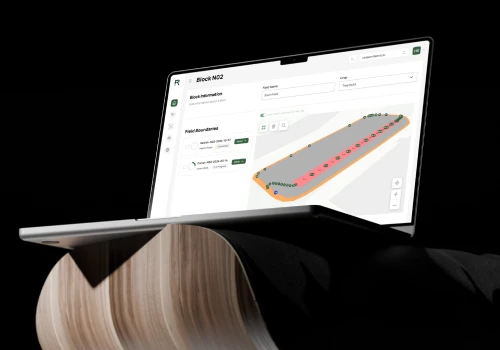Web App for Autonomous Agricultural Platform