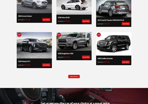 Marquis Autos Website