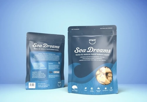 Dog treats branded packagine