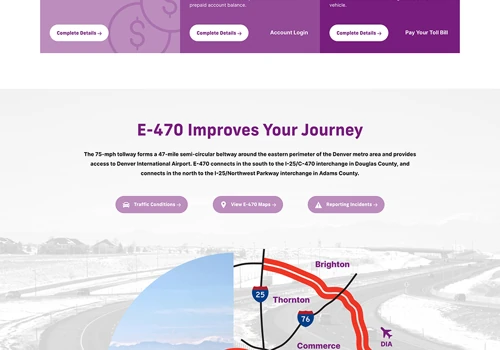 E-470 Website Design & Development