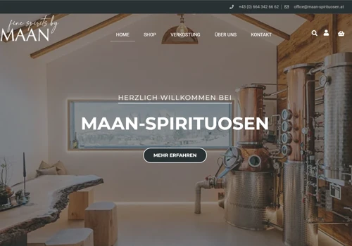 Online store for high-quality spirits