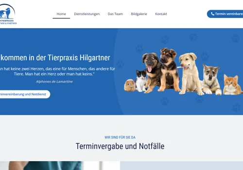 WordPress Website Veterinary practice in Austria